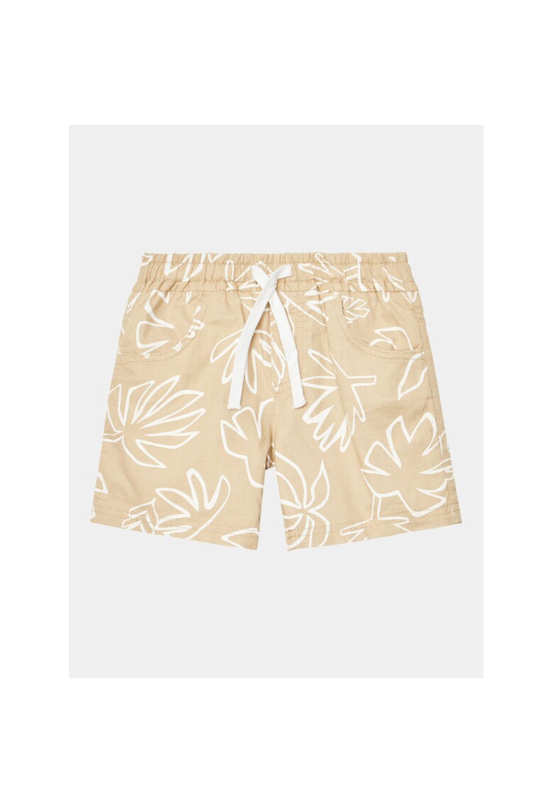 Pantaloni scurti baieti - 302080083 - Bumbac - Bej - Bej