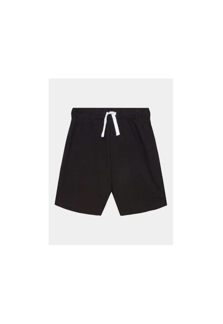 Pantaloni scurti baieti - 302078486 - Bumbac - Negru - Negru