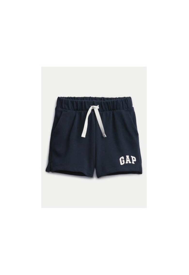 Pantaloni scurti fete - 305289209 - Bumbac/Poliester - Albastru - Albastru