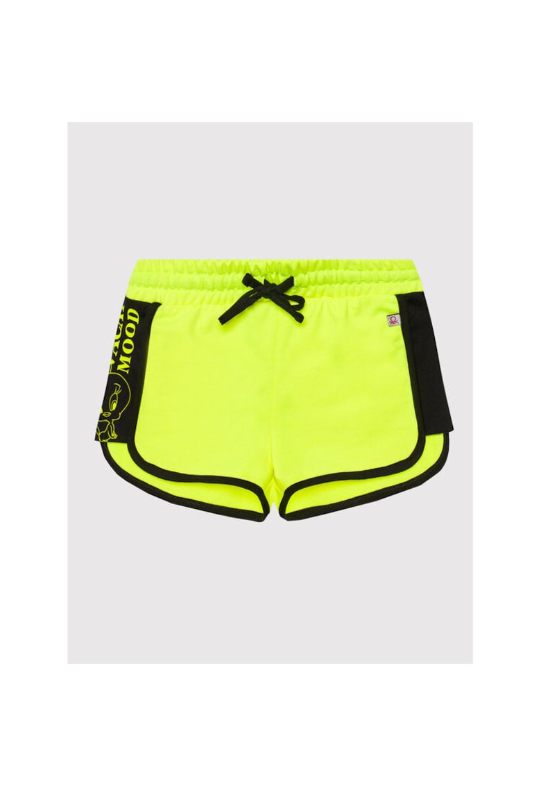 Pantaloni scurti fete - 300129531 - Poliester/Bumbac - Verde - Verde