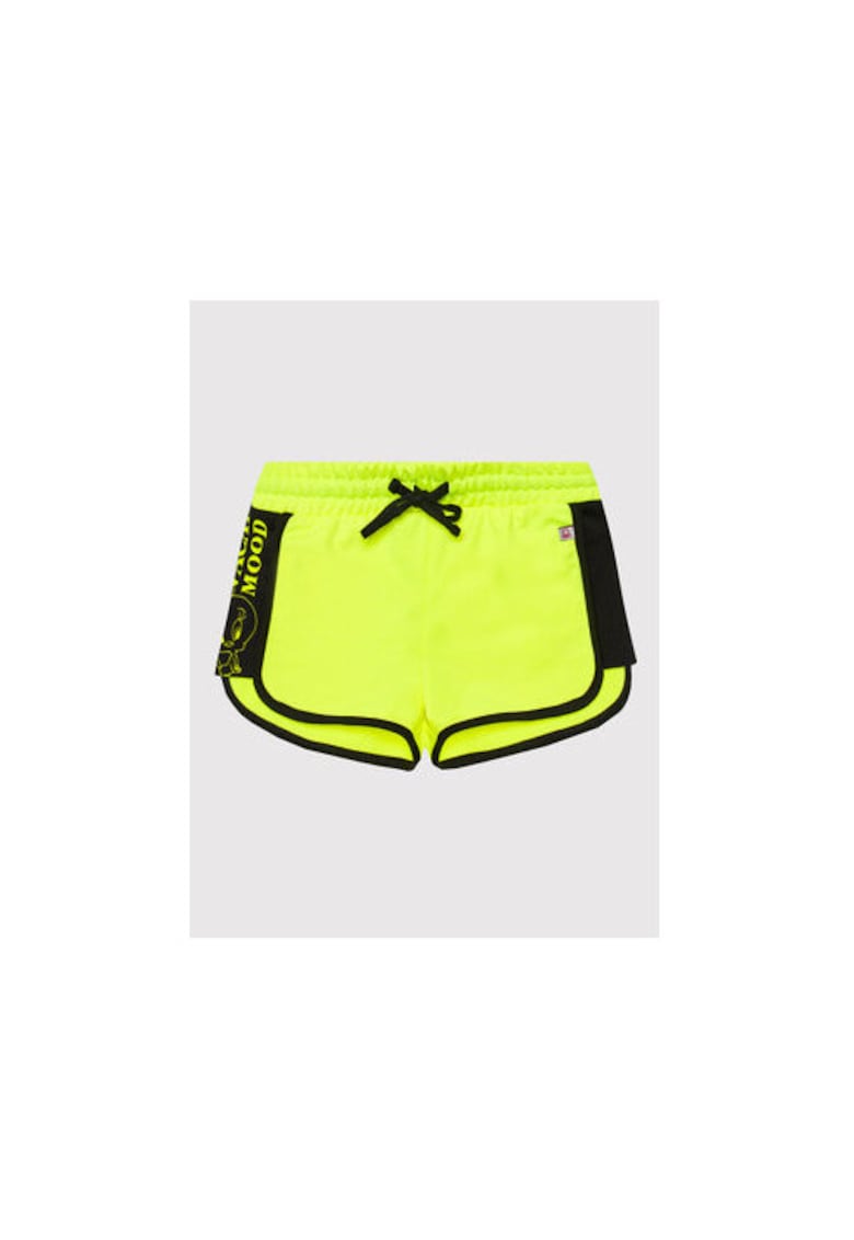 Pantaloni scurti fete - 300129531 - Poliester/Bumbac - Verde - Verde