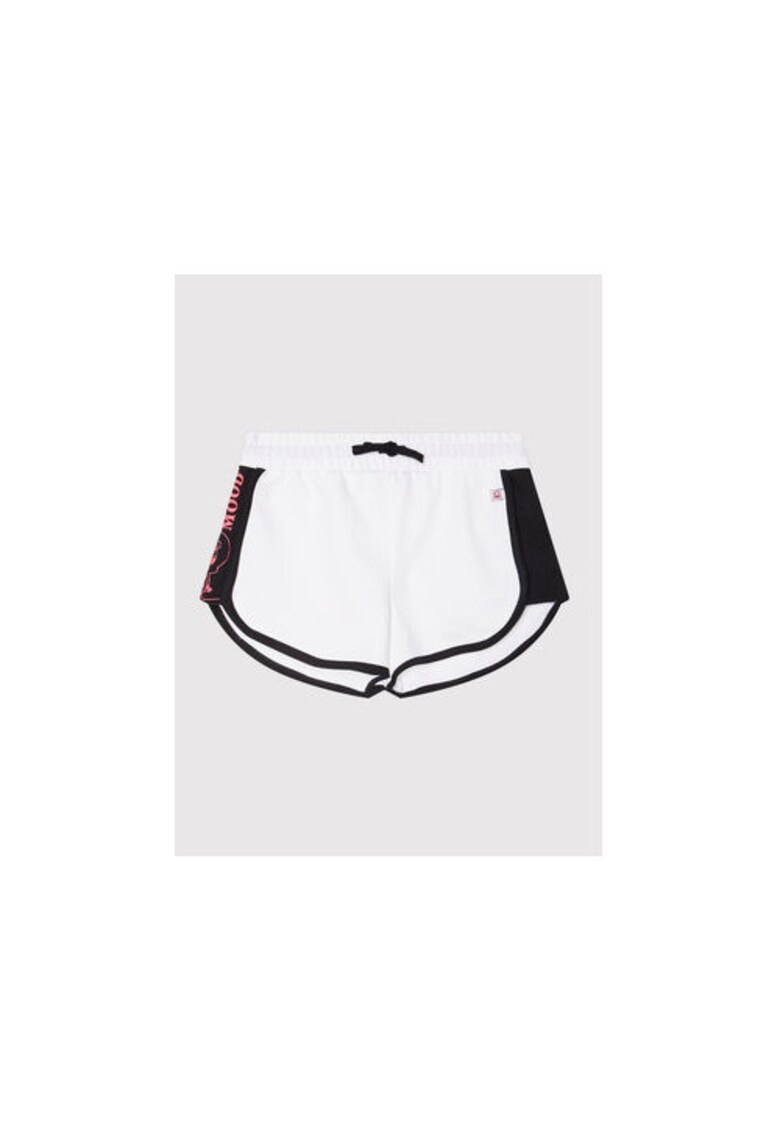 Pantaloni scurti fete - 300129524 - Poliester/Bumbac - Alb - Alb