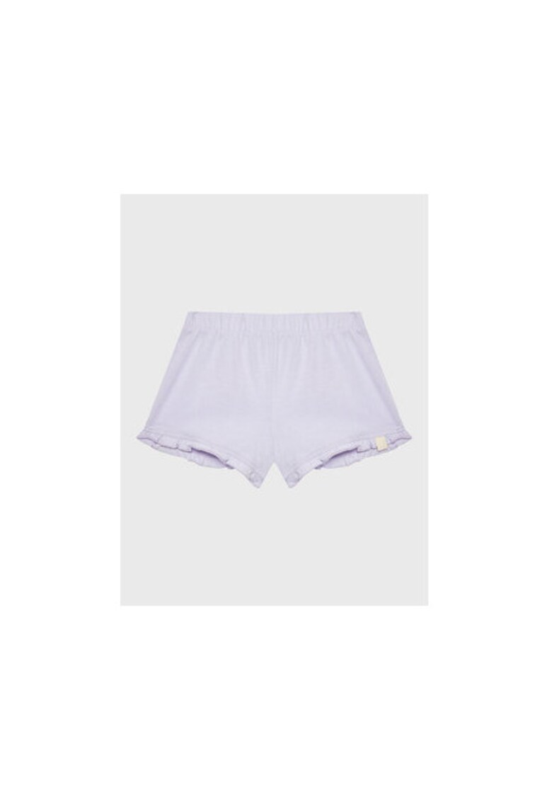 Pantaloni scurti fete - 301771029 - Poliester/Bumbac - Violet - Violet