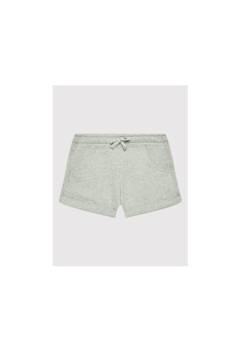 Pantaloni scurti fete - 300207406 - Bumbac - Gri - Gri