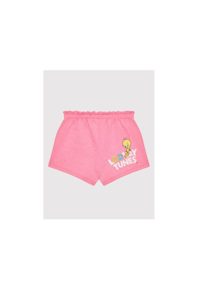 Pantaloni scurti fete - 300129579 - Poliester/Bumbac - Roz - Roz