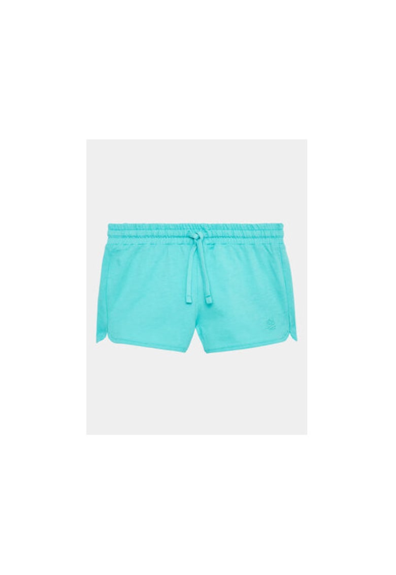 Pantaloni scurti fete - 302097722 - Bumbac - Albastru - Albastru