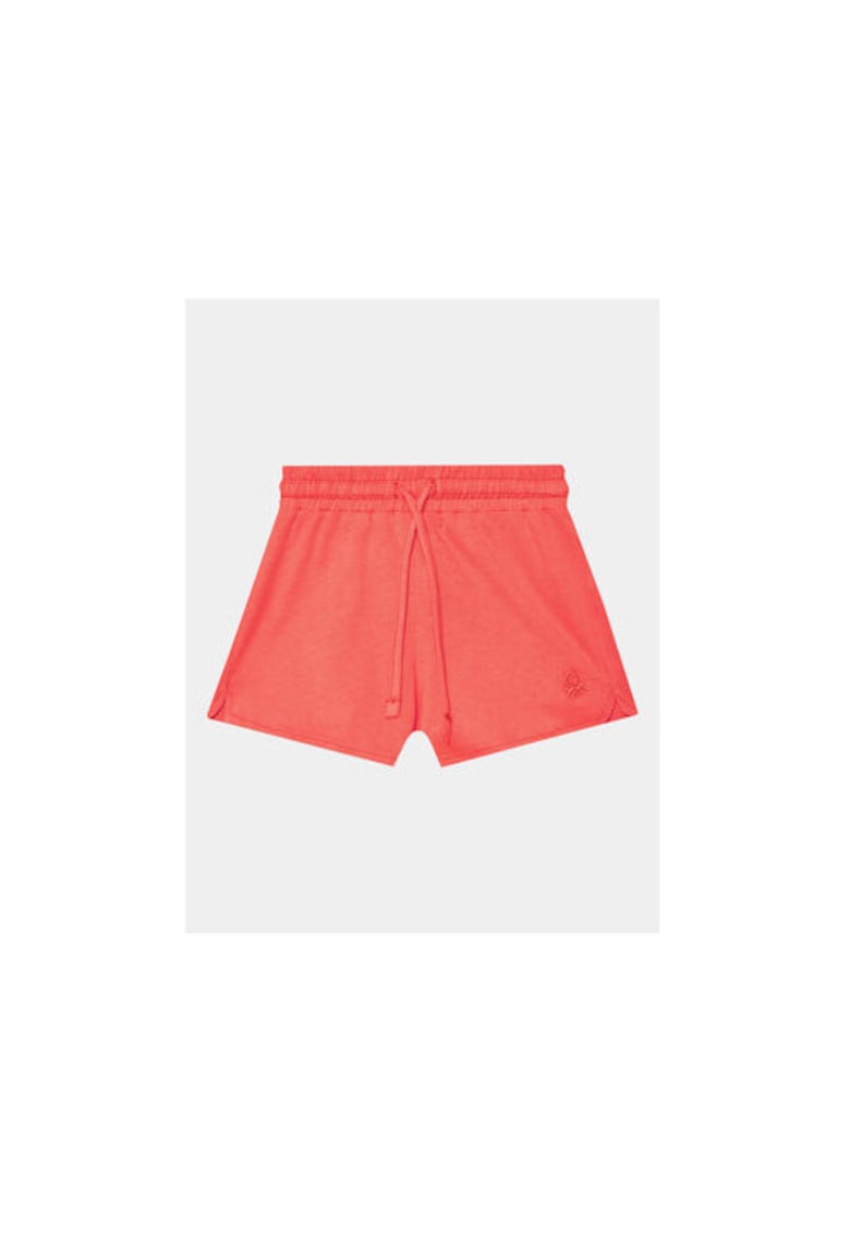 Pantaloni scurti fete - 302097708 - Bumbac - Negru - Negru