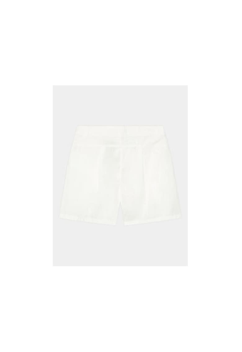 Pantaloni scurti fete -  302098965 - Bumbac - Alb