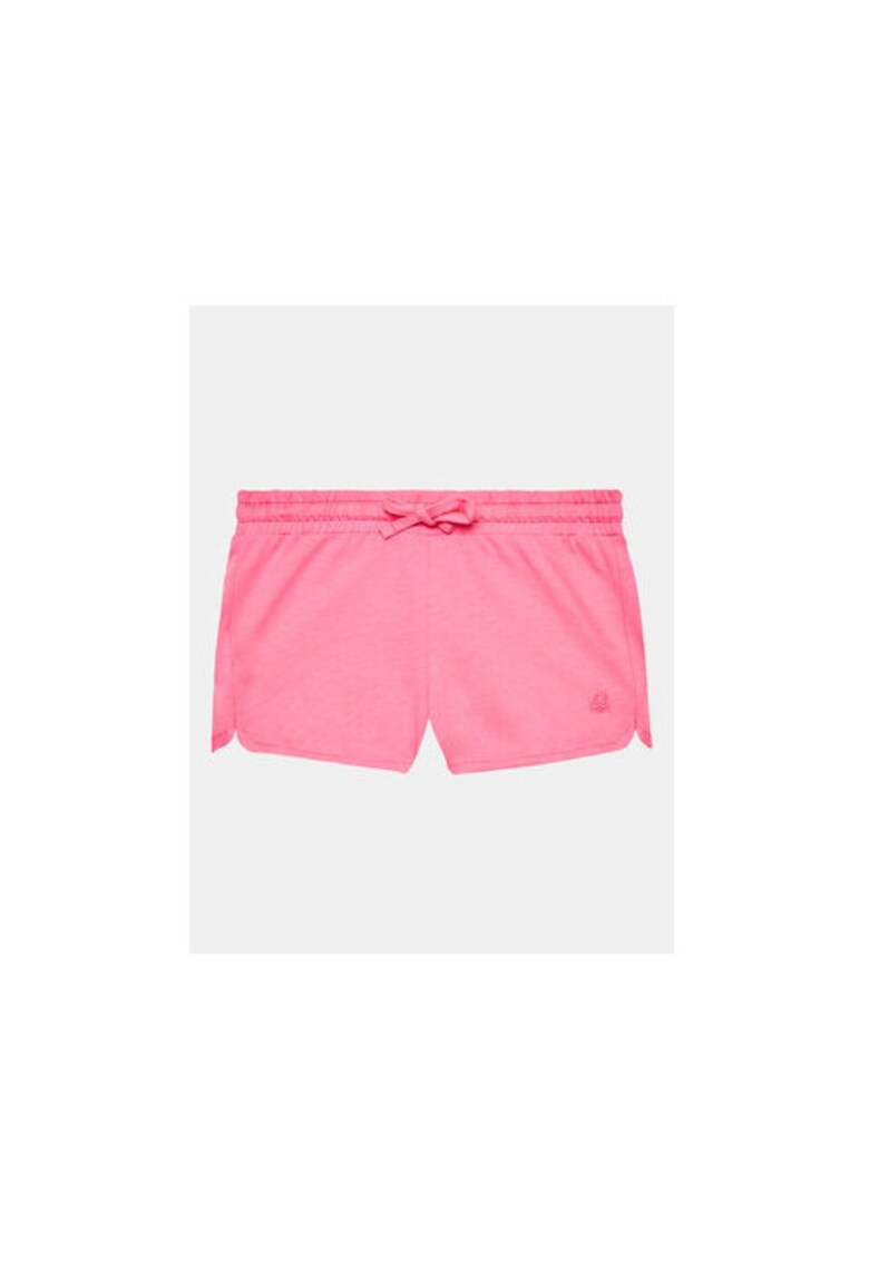 Pantaloni scurti fete - 302097753 - Bumbac - Roz - Roz
