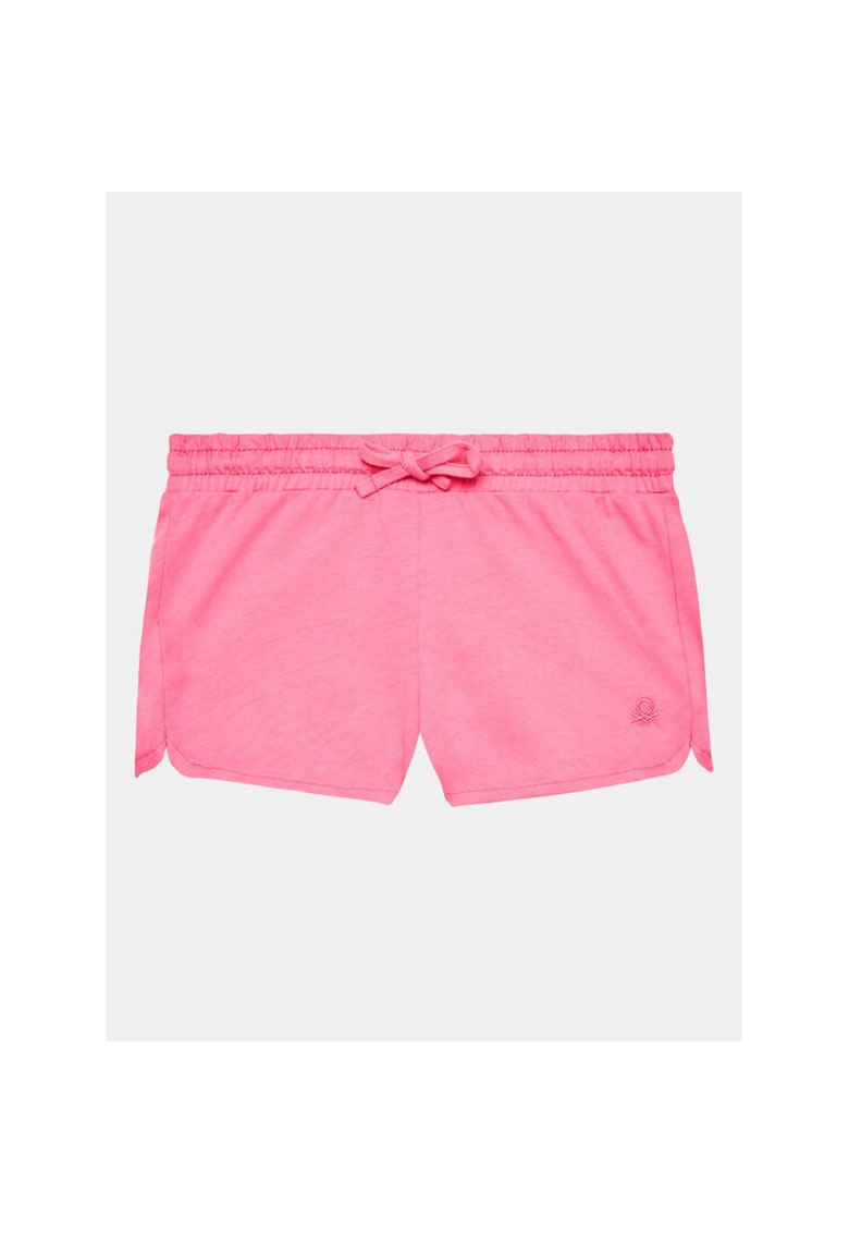 Pantaloni scurti fete - 302097753 - Bumbac - Roz - Roz