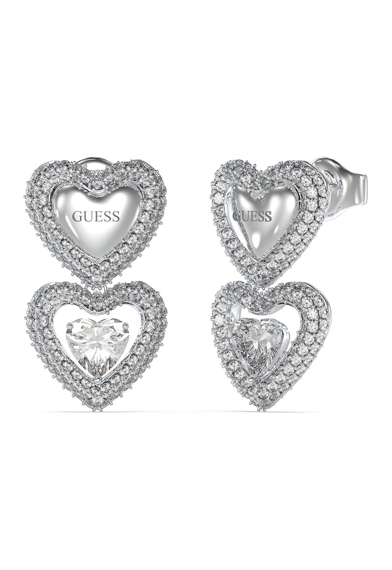 Cercei drop decorati cu cristale