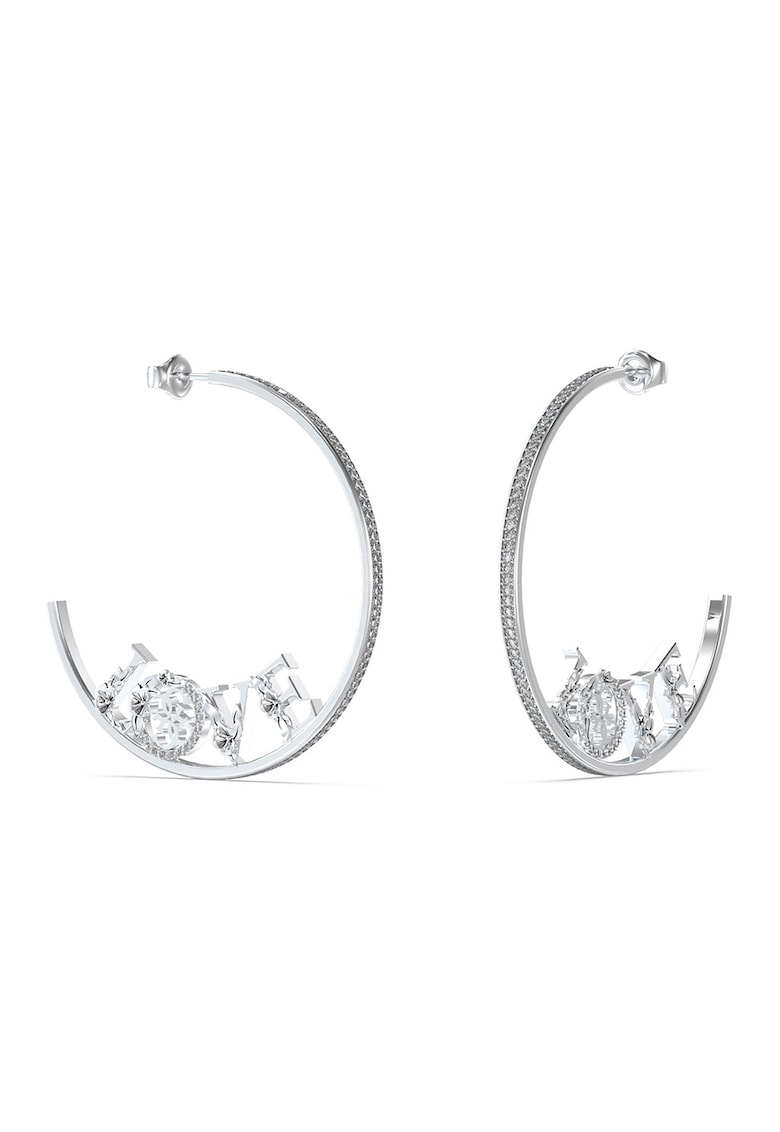 Cercei semirotunzi din otel inoxidabil