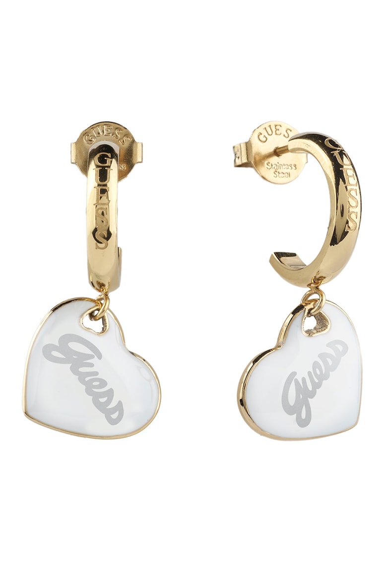 Cercei din otel inoxidabil cu logo Cercei din otel inoxidabil cu logo