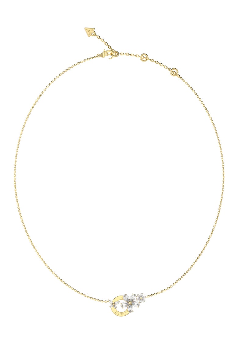 Colier cu flori multiple Lily - Auriu