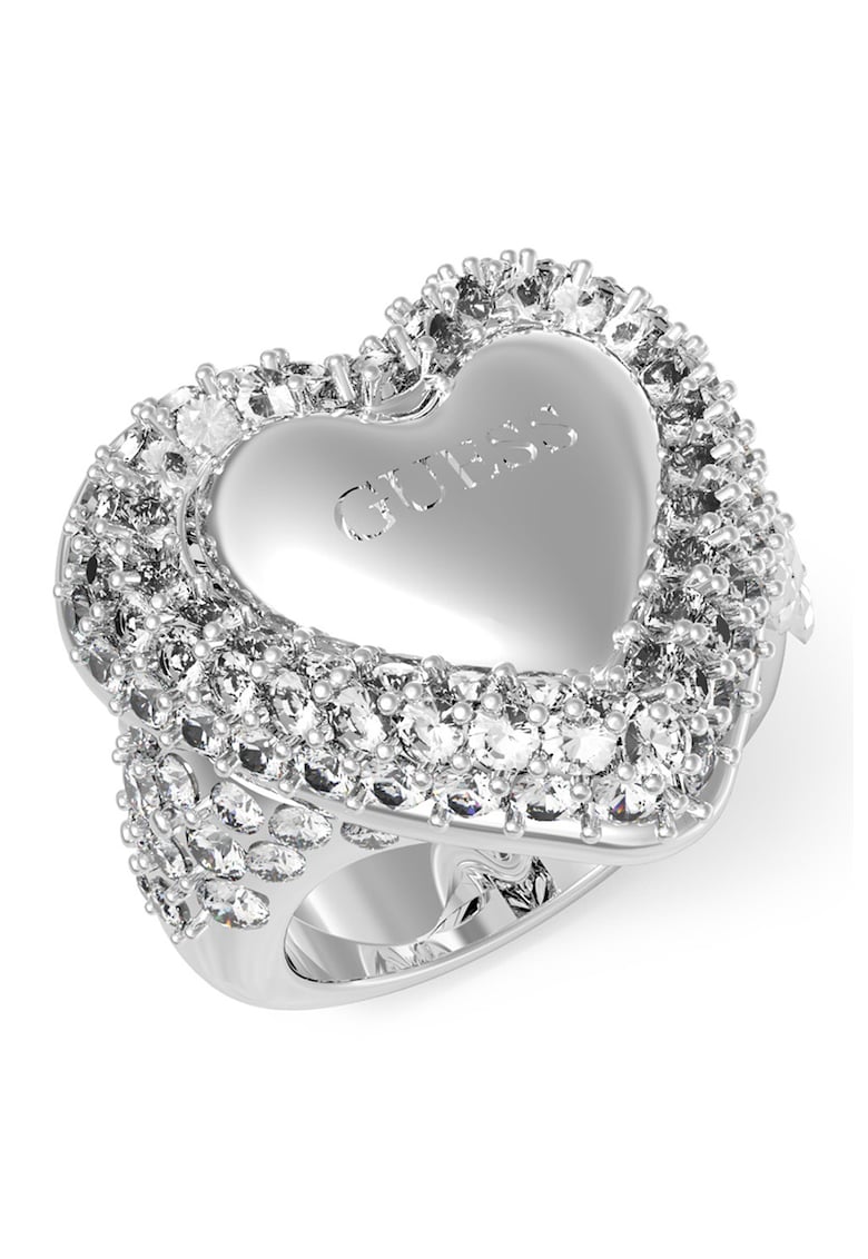 Inel din otel inoxidabil cu cristale