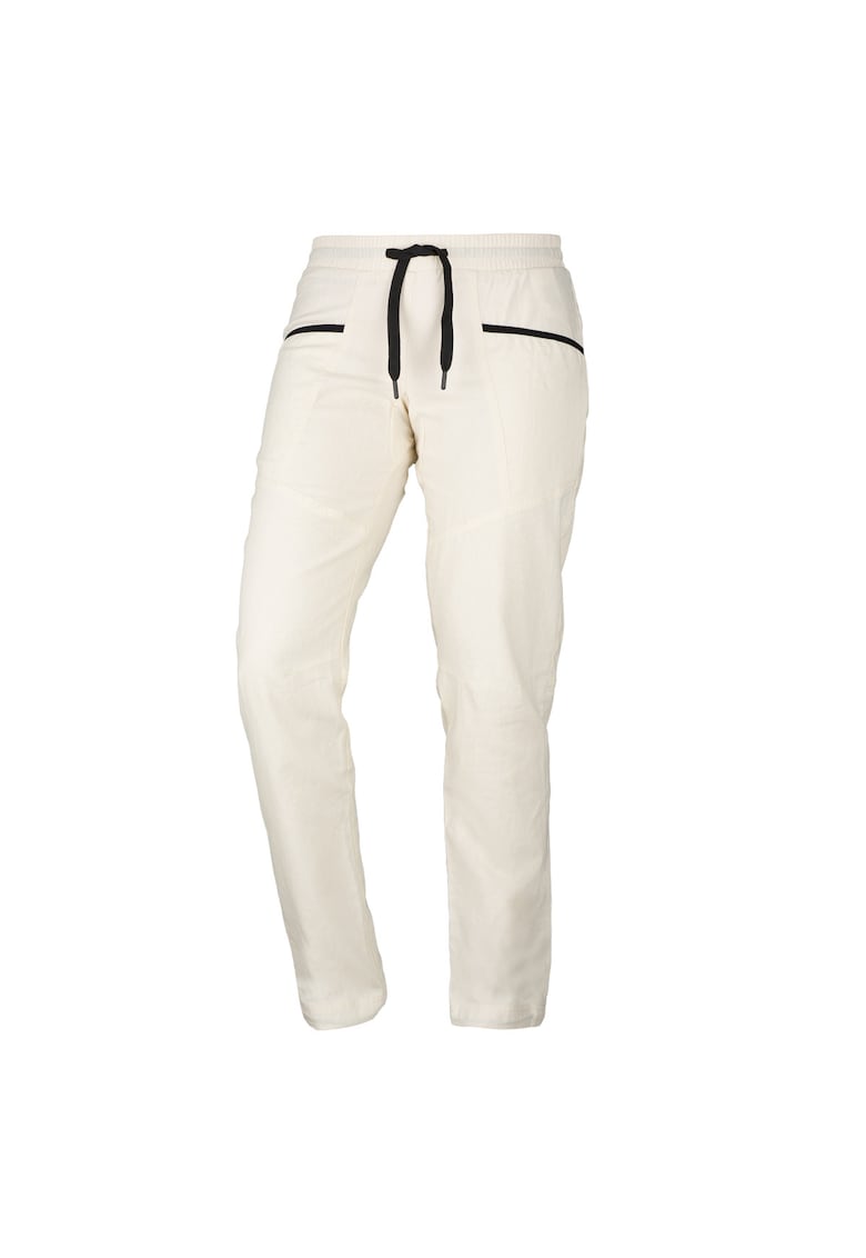 Pantaloni din bumbac pentru femei Terrie creamwhite
