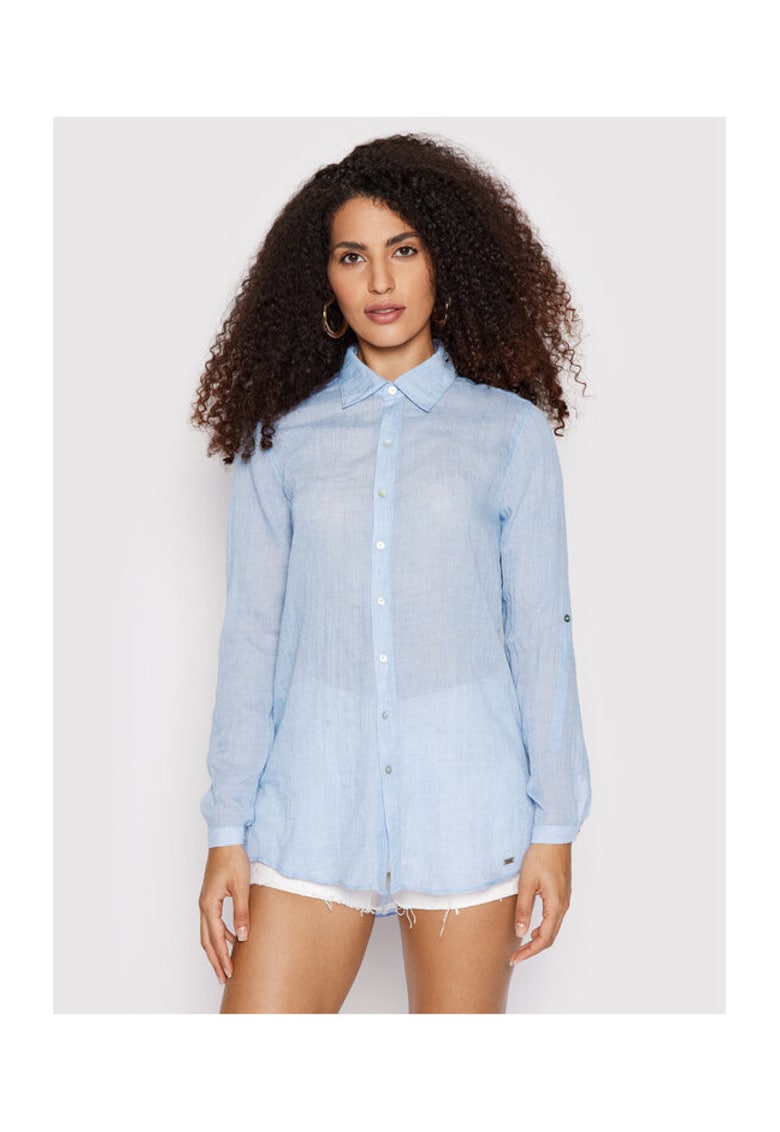 Camasa dama - 300248409 - Poliester/Bumbac - Albastru - Albastru