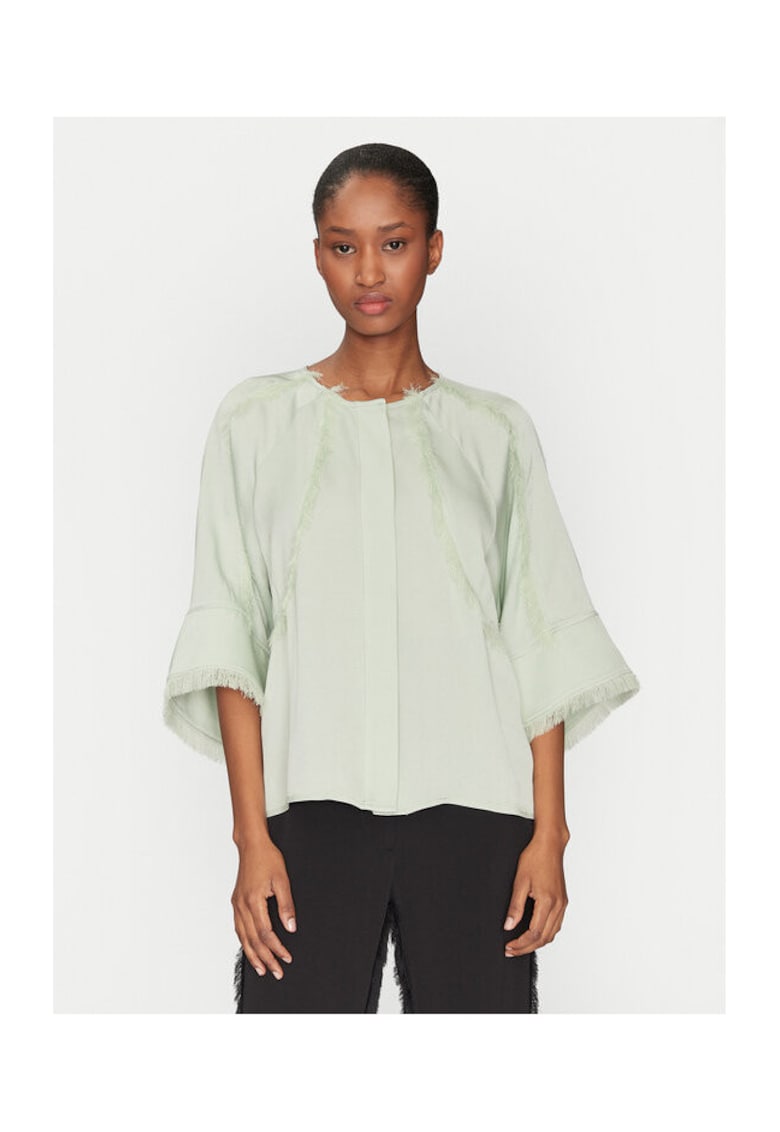 Camasa dama - 305138446 - Viscoza - Verde - Verde