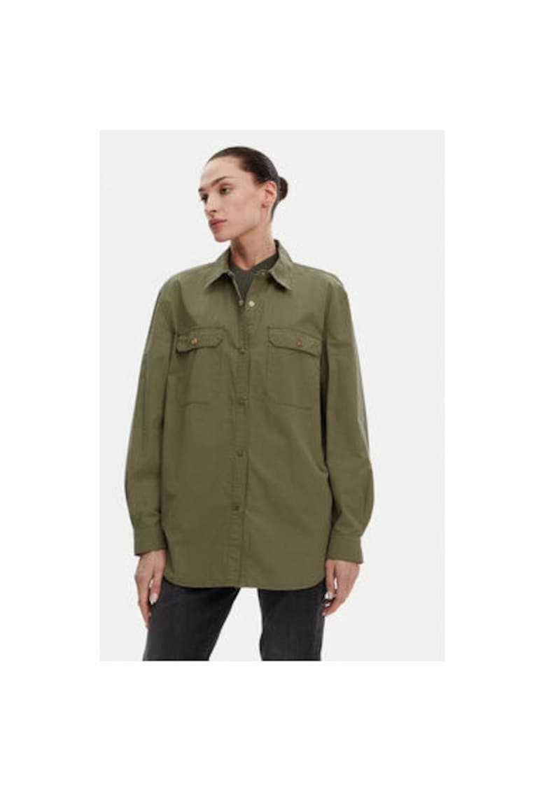 Camasa dama - 305244642 - Bumbac - Verde Camasa dama - 305244642 - Bumbac - Verde