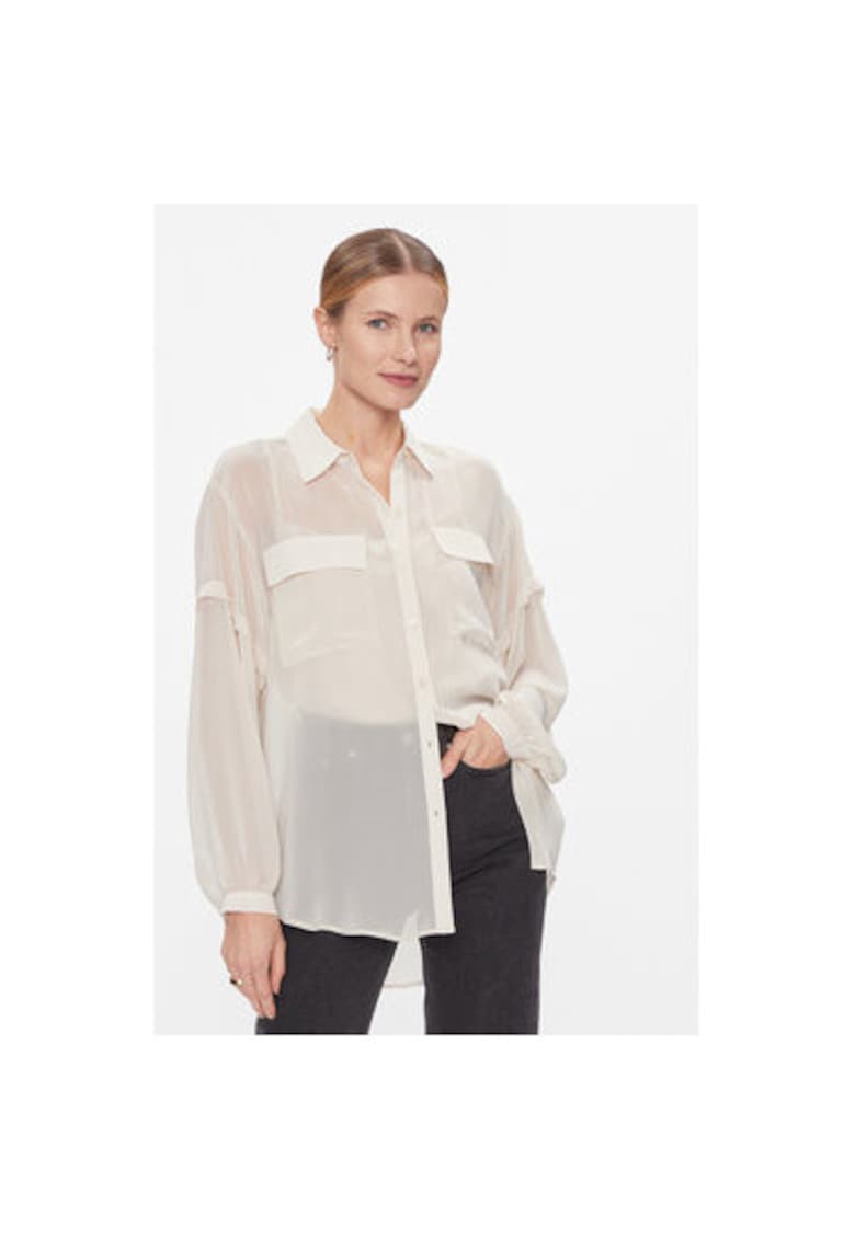 Camasa dama - 303600860 - Poliester - Bej Camasa dama - 303600860 - Poliester - Bej