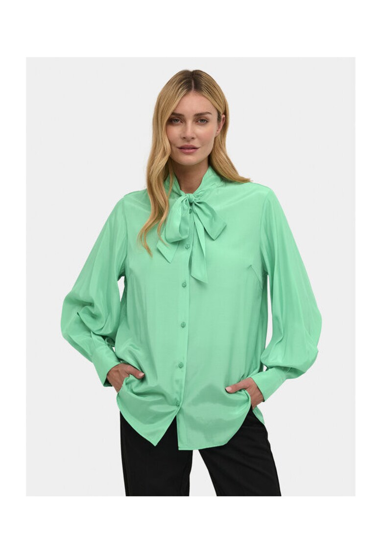 Camasa dama - 304099304 - Poliester/Viscoza - Verde - Verde