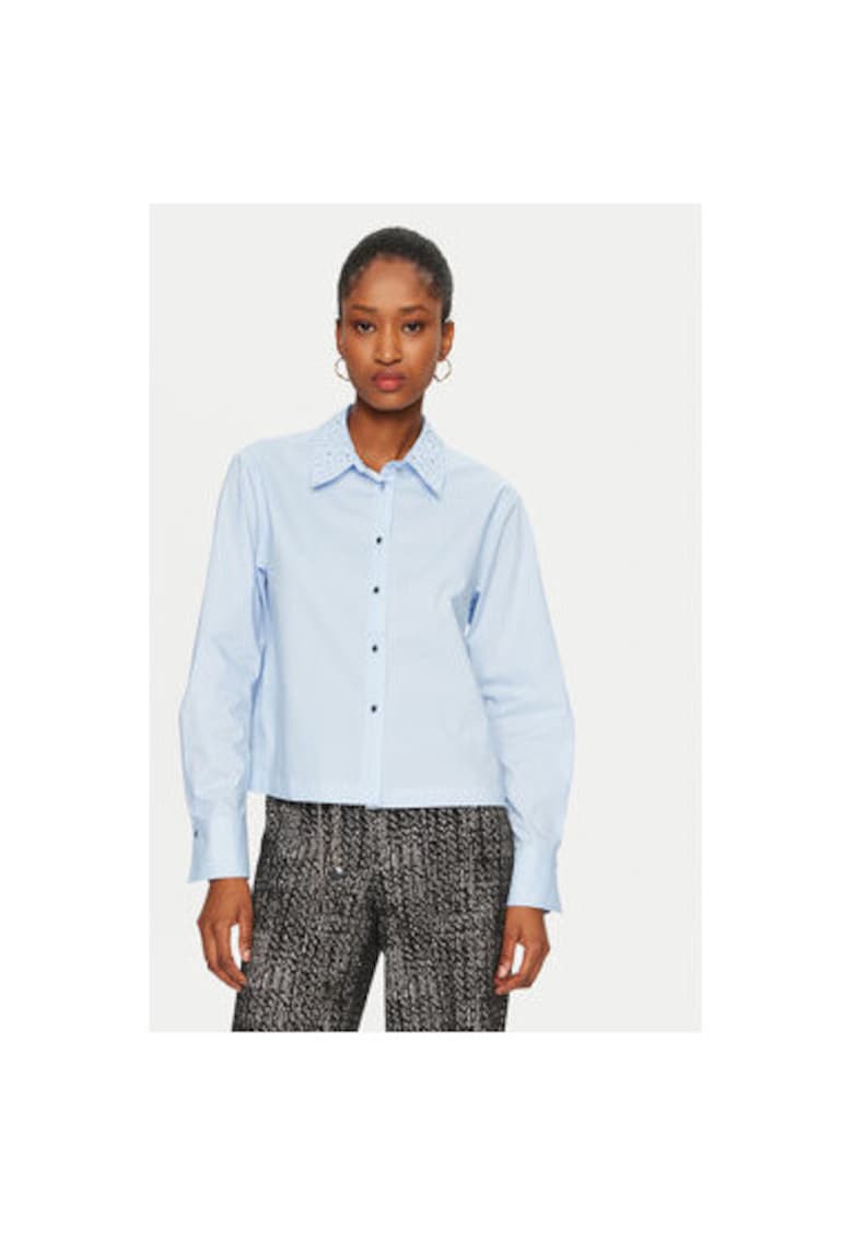 Camasa dama - 304480522 - Bumbac - Albastru Camasa dama - 304480522 - Bumbac - Albastru