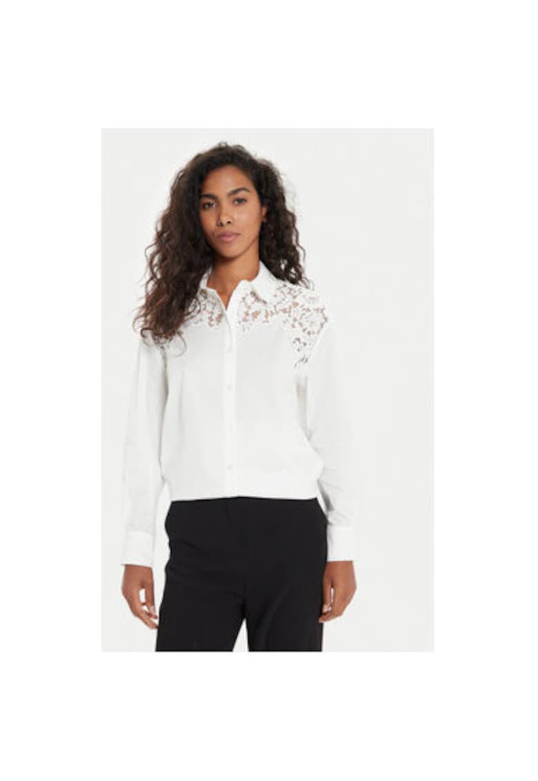 Camasa dama - 304480539 - Bumbac/Poliamida - Alb Camasa dama - 304480539 - Bumbac/Poliamida - Alb