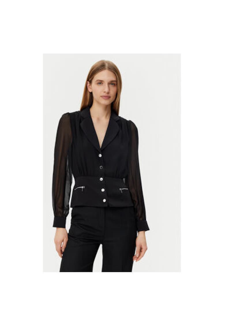 Camasa dama - 305252906 - Poliester - Negru