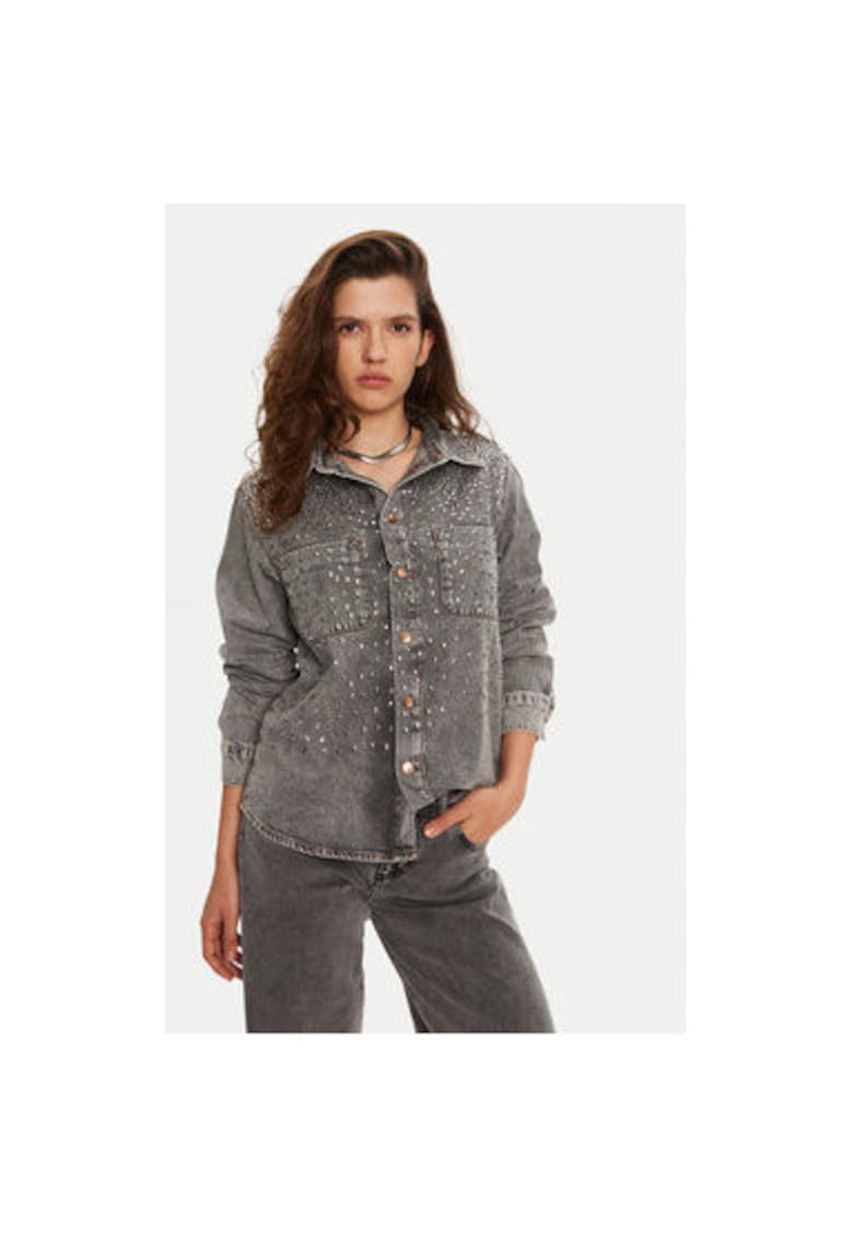 Camasa dama - 304213946 - Bumbac - Gri Camasa dama - 304213946 - Bumbac - Gri