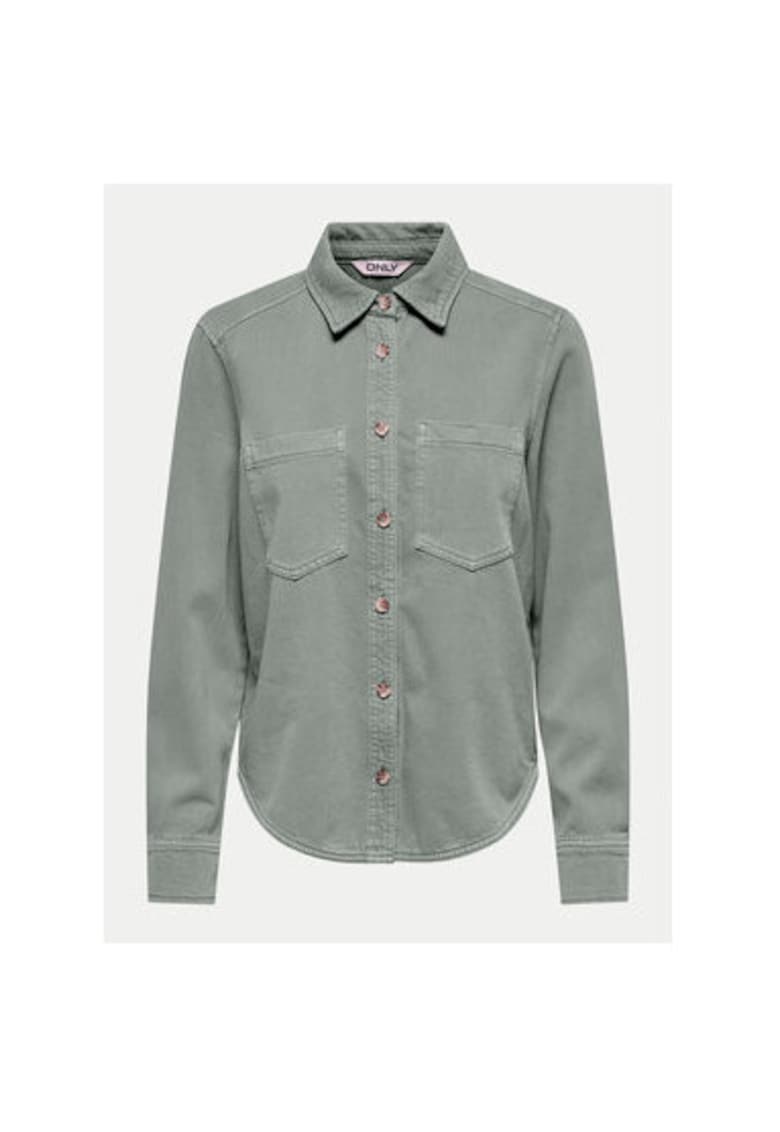 Camasa dama - 304784750 - Bumbac - Verde Camasa dama - 304784750 - Bumbac - Verde