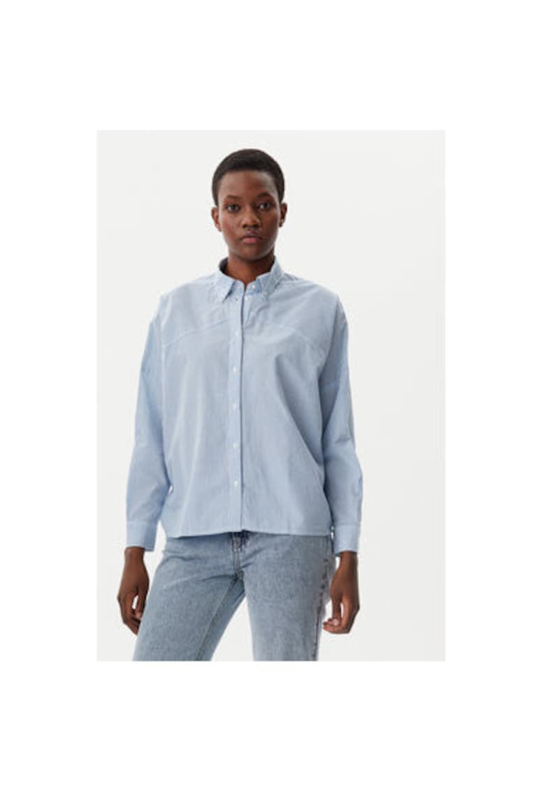 Camasa dama -  304893704 - Bumbac - Albastru