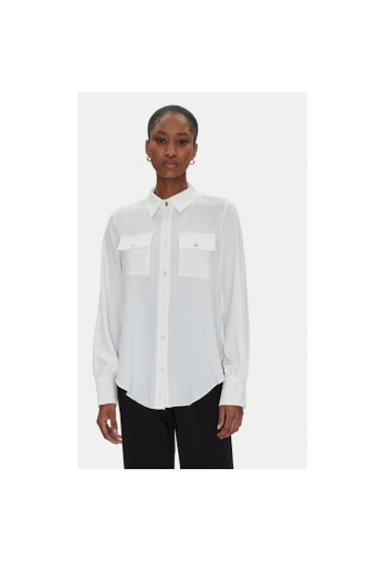 Camasa dama - 305265852 - Poliester - Alb - Alb