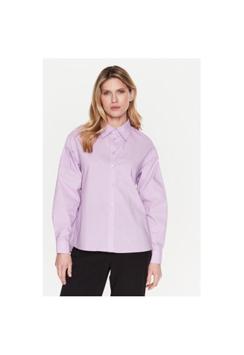 Camasa dama - 302172795 - Bumbac - Violet - Violet