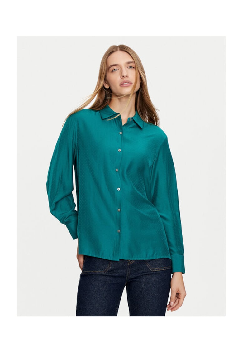 Camasa dama - 304303012 - Viscoza/Poliester - Verde - Verde