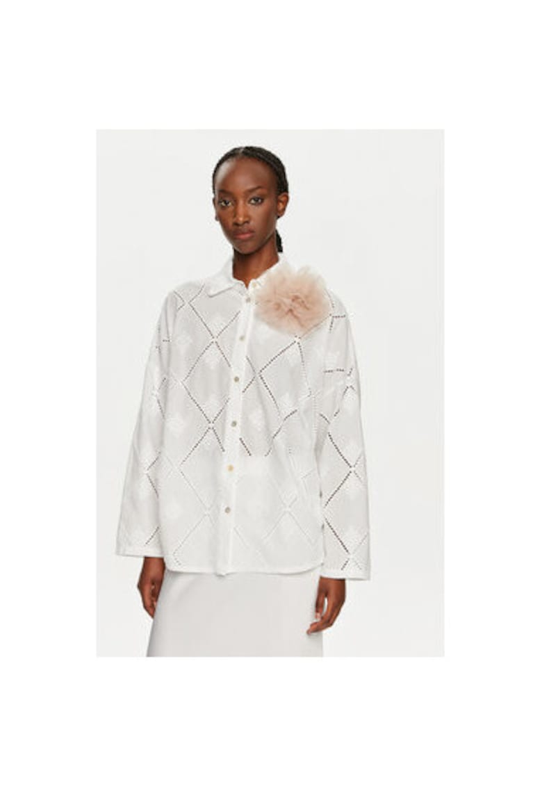 Camasa dama -  304591433 - Bumbac - One Size INTL - Alb