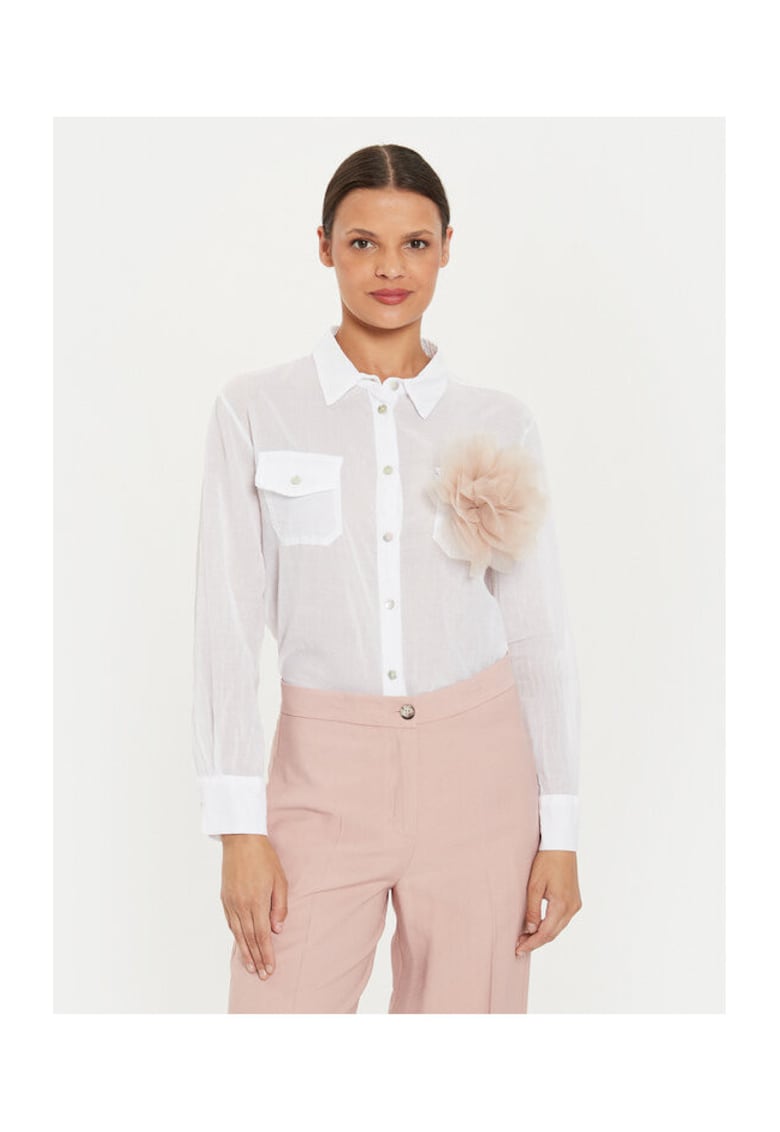 Camasa dama - 304591372 - Bumbac - One Size INTL - Alb