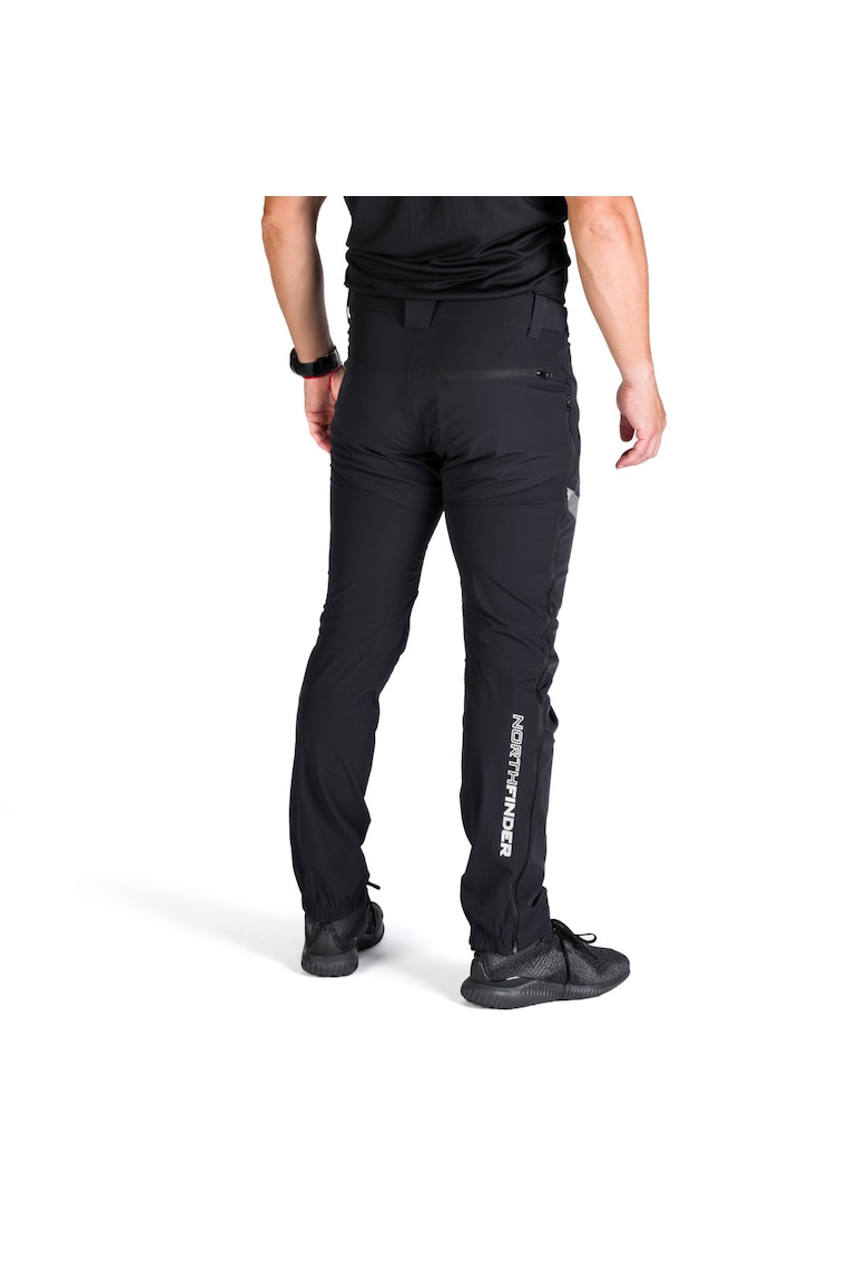 Pantaloni hibrizi softshell cu deschidere completa 10K/10K barbati Ganek - Negru