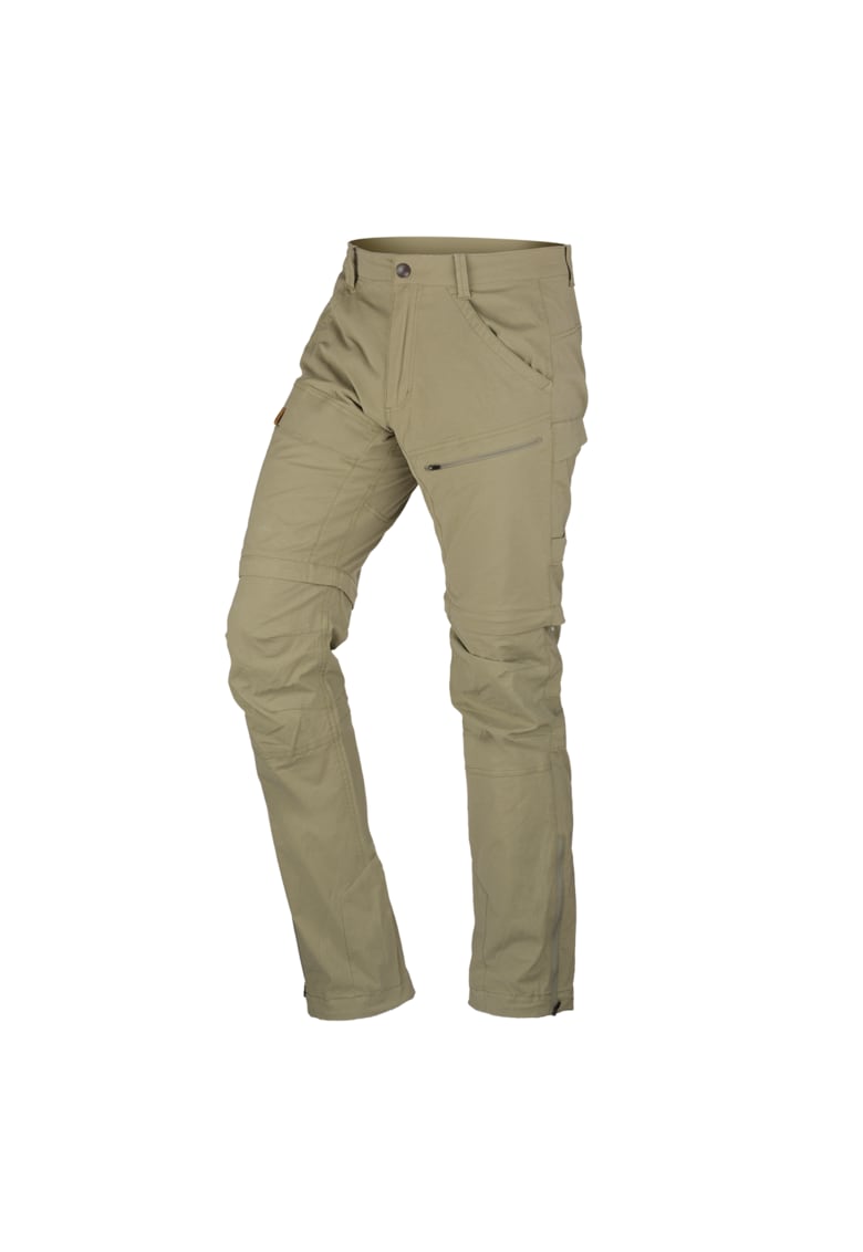 Pantaloni cu talie medie si buzunare multiple pentru trekking Johny