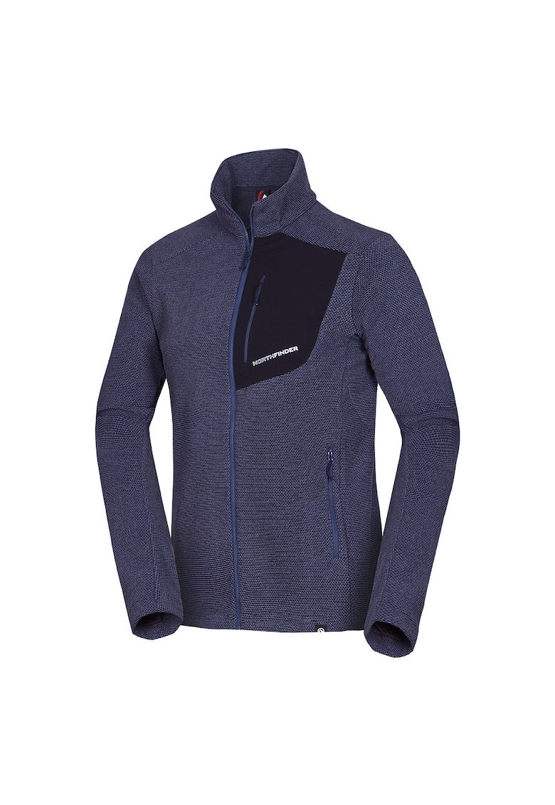 Bluza fleece melange barbati Trugberg - Bleumarin