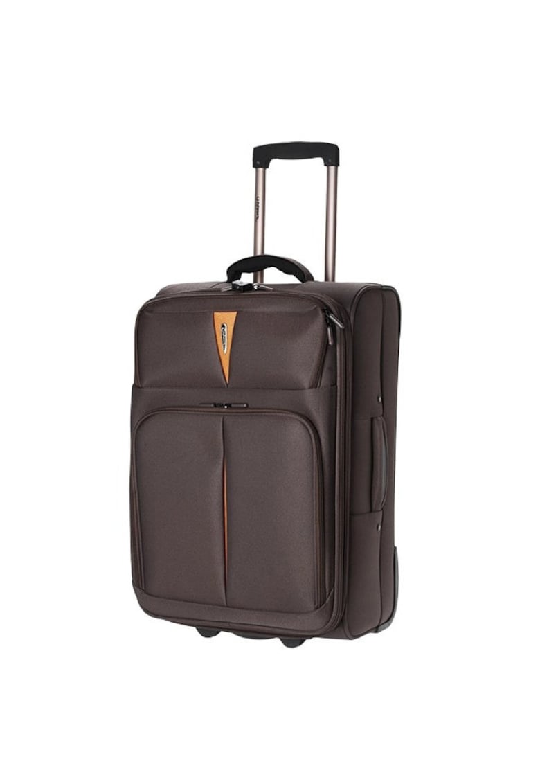 Troler cabina  ZC 6100 - poliester - 2 roti - 55 cm - maro