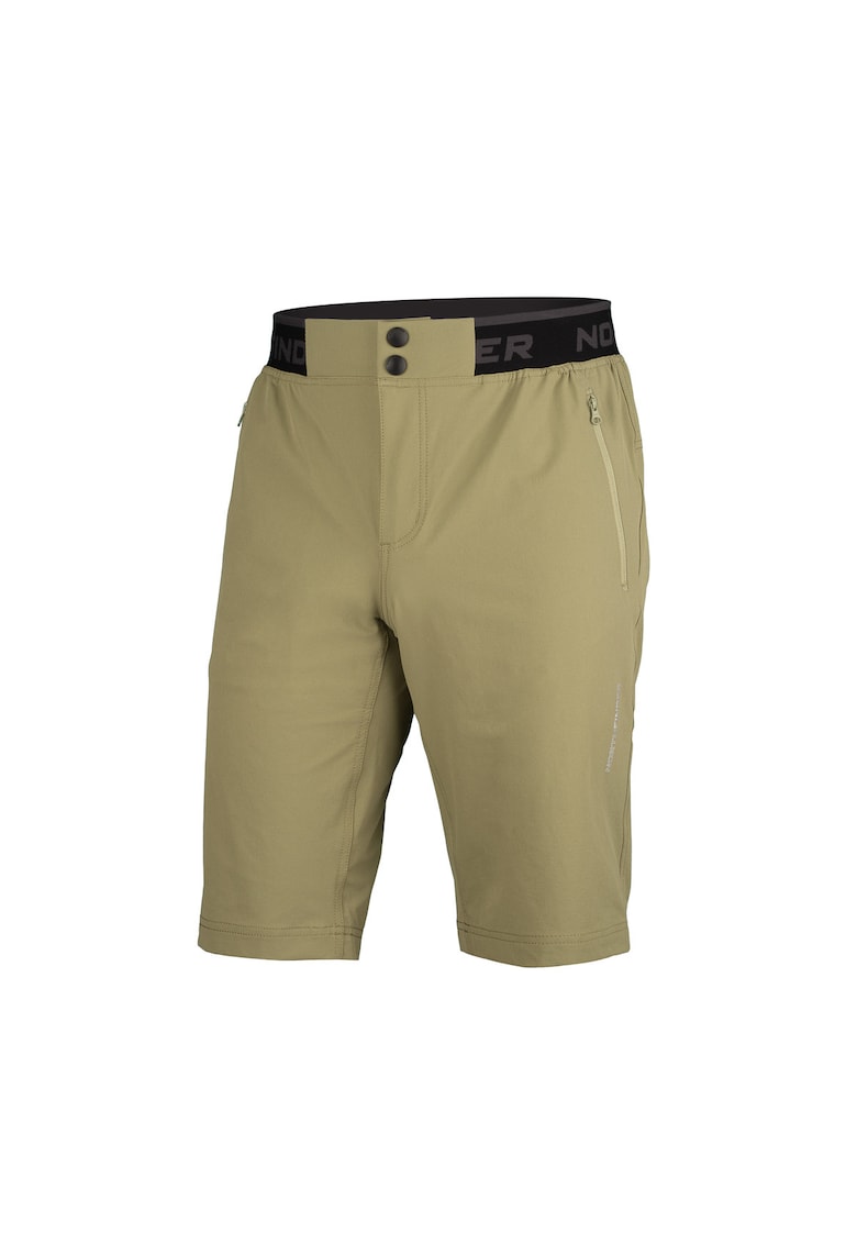 Pantaloni scurti cu talie elastica pentru barbati Roberto - Verde masliniu inchis