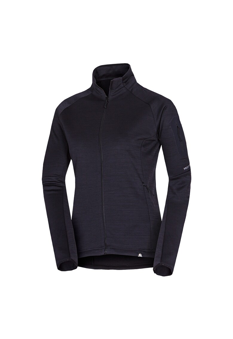 Fleece melange antipiling dama Tamara - Negru