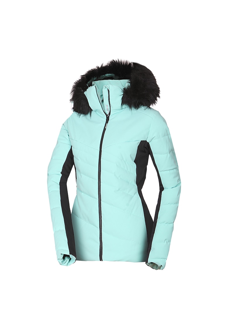 Jacheta cu blana sintetica detasabila pentru schi
