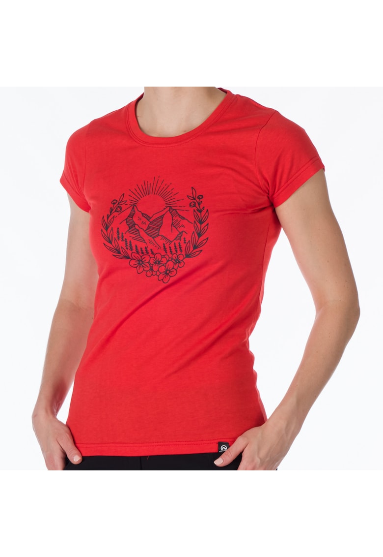 Tricou din bumbac pentru femei Maude red