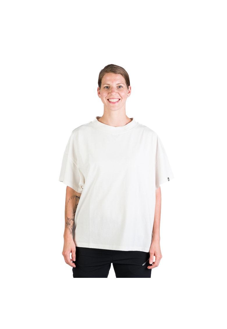 Tricou oversize din bumbac pentru femei Judy white