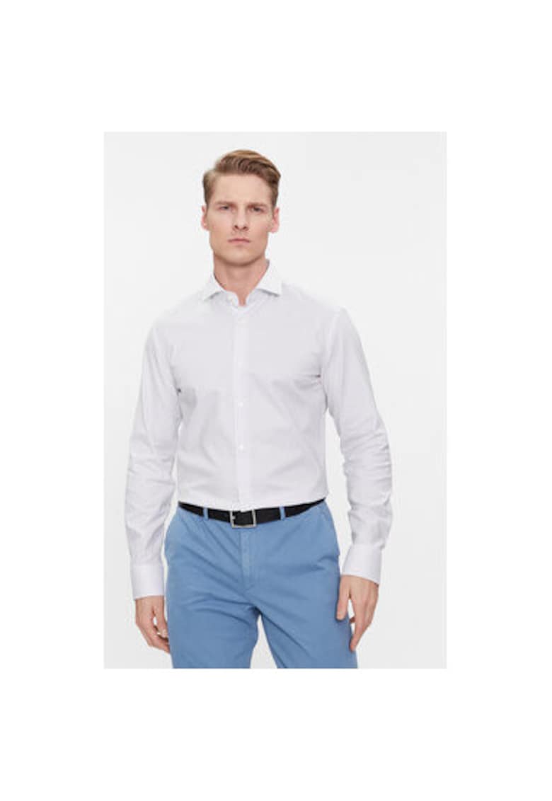 Camasa barbati - 303641696 - Bumbac - Alb