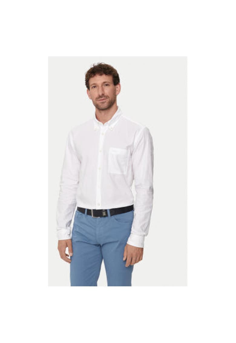 Camasa barbati - 303675790 - Bumbac - Alb