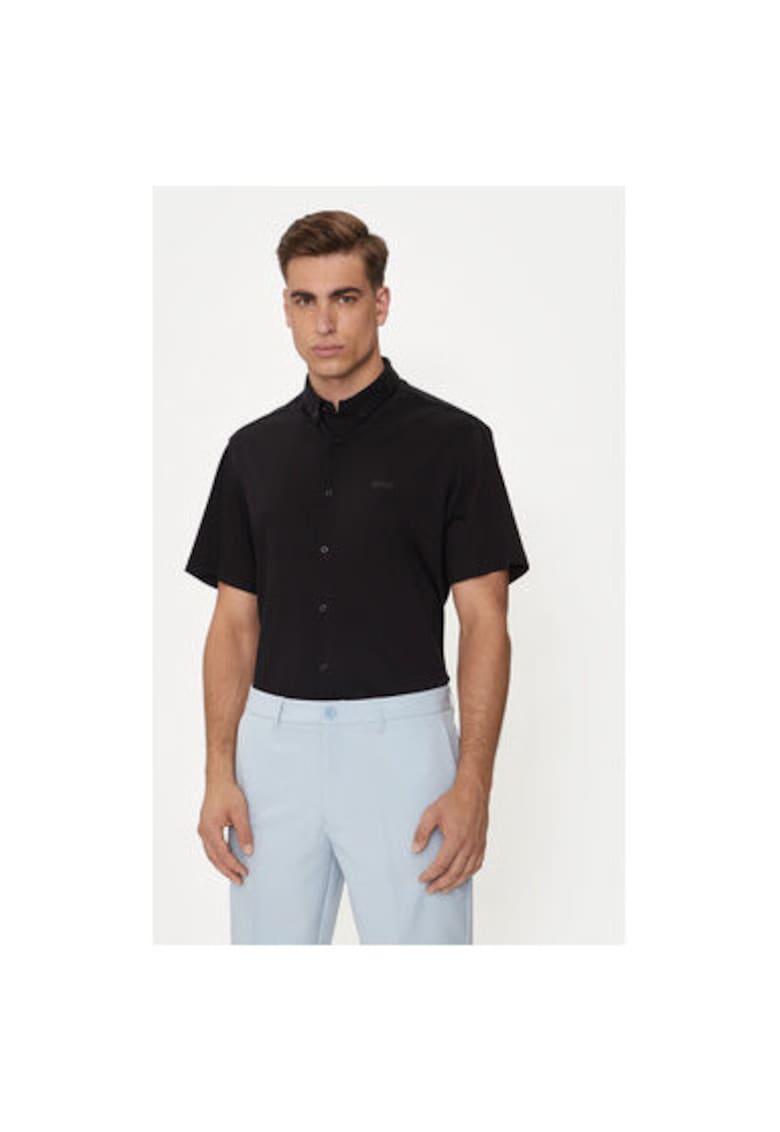 Camasa barbati - 303676254 - Bumbac - Negru