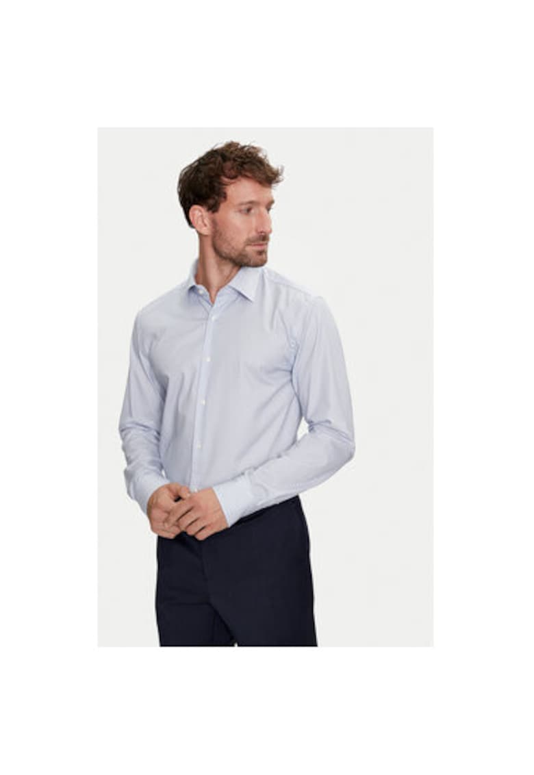 Camasa barbati - 303674922 - Bumbac - Albastru