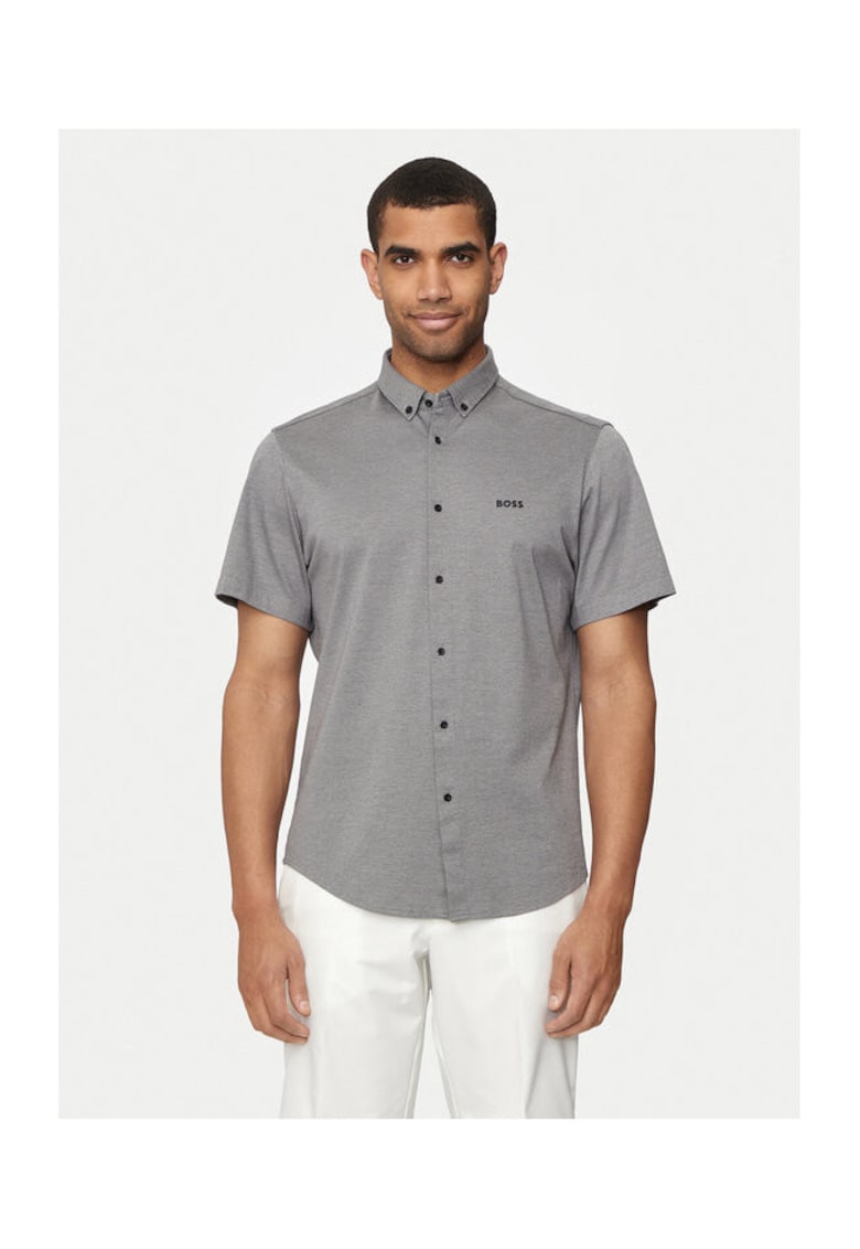 Camasa barbati - 303676773 - Bumbac - Gri - Gri